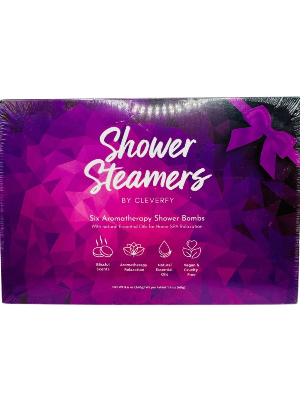 Cleverfy Shower Steamers Aromatherapy Shower Bombs Natural Essential Oils 6-Pack